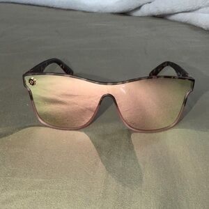 Stylish Sunglasses with Pink Lenses